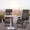 Tangkula Patio Rattan Wicker Recliner Chair Zero Gravity Folding Chaise Lounger - 3 of 4