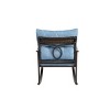 CAVINAS Patio Table and Chairs Set with Glass Coffee Table, Rattan Patio Conversation Sets, Modern Outdoor Sofa Set for Backyard, Poolside - 3 of 4
