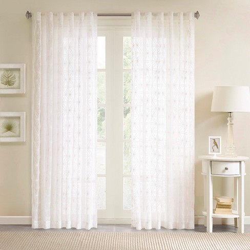 Sheer window best sale curtains