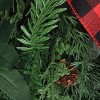 30" Mixed Pine Christmas Teardrop with Bow - National Tree Company - 3 of 4