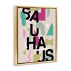 Stupell Industries Midcentury Modern Bauhaus Shapes Floating Frame Canvas Art - 2 of 4