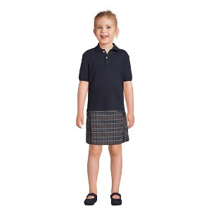 Lands' End School Uniform Kids Short Sleeve Interlock Polo Shirt - 1 of 4