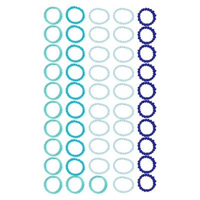 Unique Bargains Girl's Classic Hair Scrunchies 50 Pcs