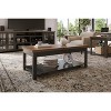 NicBex 48 Inch Rectangle Coffee Table with 2-Tier Storage for Living Room,Bedroom,No Assembly Required - 2 of 4