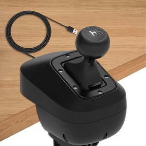 NBCP PC USB Simulator Gear Shifter | Compatible with G29 G27 G25 G920 T300RS/GT | Six-Speed H Pattern with Reverse | Ideal for ATS ETS WRC - 1 of 3