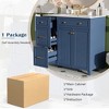 Whisen 36" Bathroom Vanity with Ceramic Sink, Double-Layer Drawers & Soft-Close Doors, Adjustable Shelves - 4 of 4