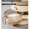 22LBS Rice Dispenser with Lid and Measuring Cup, Large Grain Container Storage for Kitchen Soybean Corn - 3 of 4