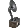 Sangean CP100 AM/FM Retro Gramophone Radio with Bluetooth Speaker and Aux-Input, Walnut - 4 of 4