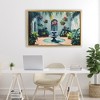 Stupell Industries Floral Fountain Courtyard Floating Frame Canvas Art - 3 of 4