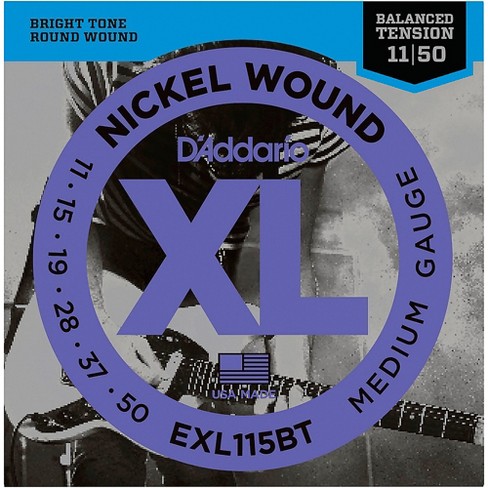 D'Addario EXL115BT Balanced Tension Medium Electric Guitar Strings - Single Pack - image 1 of 4