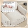 Whisen Oversized Chenille Tufted Single Sofa & Armchair with Charging Ports and Structured Pull-line Design - 4 of 4