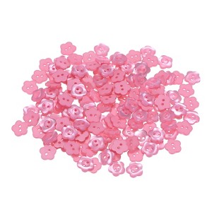 Unique Bargains Resin 2-Hole Craft Replacement Flower Sewing Buttons 150 Pcs - 1 of 4