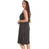 Dreamcrest Womens Sleeveless Nightgown with Lace Trim – Comfortable Sleepwear Pajamas – Solids & Prints - 2 of 3