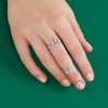 Ross-Simons 0.20 ct. t.w. Diamond Star Double-Ring in Sterling Silver - 4 of 4