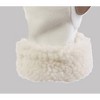 Isotoner Recycled Fleece Glove with Berber Cuff - Cream L/XL: Water-Resistant, Stretch Fabric, Midweight - 2 of 2