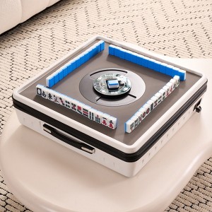 Racxily Portable Automatic Mahjong Machine w/ 144 Magnetic Tiles – Foldable Design for Easy Storage, Auto Shuffling, Indoor & Outdoor Use - 1 of 4