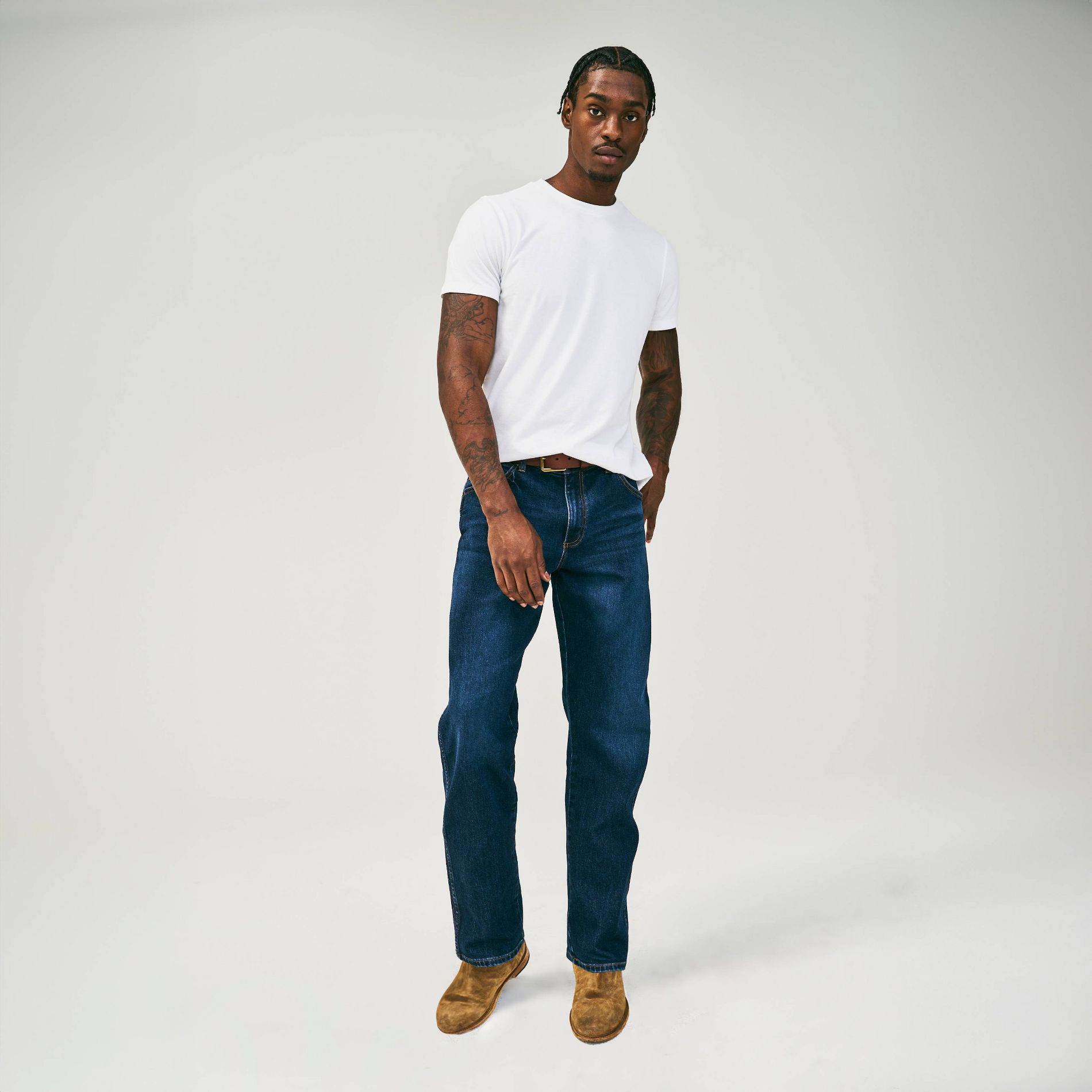 Wrangler Men's Relaxed Fit Straight Jeans