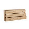 SKRAN 9 Drawer Dresser, 62.9" Large Deep Chest of Drawers,Wood Storage Dresser with Gold Handles for Living Room, Hallway, Nursery - 4 of 4