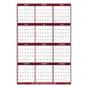 SwiftGlimpse 32" Calendar Planner January to December 2025 Maroon: Wall Calendar, Lay-Flat, Laminated, 32x48 inches - 4 of 4