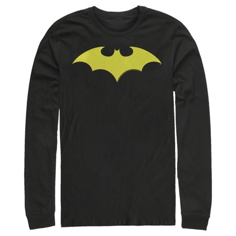 Men\'s Batman Winged Long Symbol Target Shirt Hero : Sleeve