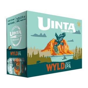 Uinta Wyld Juicy IPA Beer - 12pk/12 fl oz Cans - 1 of 4