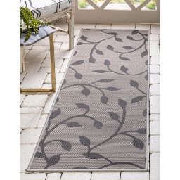 Unique Loom Outdoor Botanical Botanical Floral and Botanical Woven Area Rug