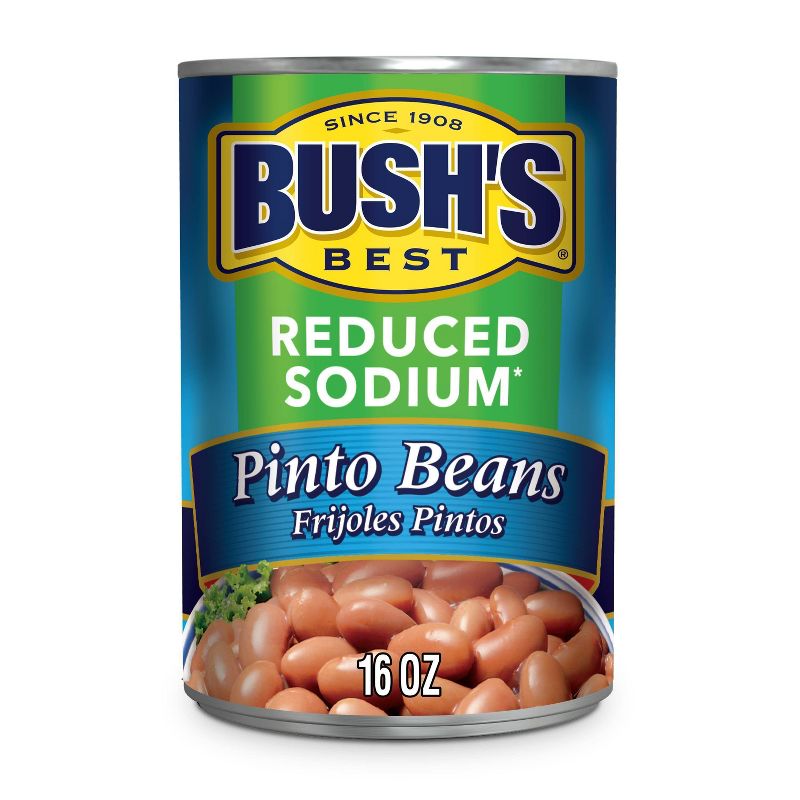 Bush&#39;s Reduced Sodium Pinto Beans - 16oz, 1 of 9