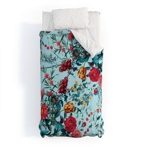 Deny Designs 3pc Twin/Twin XL Burcu Korkmazyurek Summer Garden Comforter and Sham Set - 1 of 4