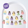 Big Dot of Happiness Princess Garland Banner, Colorful Pastel Princess Dress Birthday Party Banner, 30 Feet of Cord, 15 Double-Sided Princess - 2 of 4