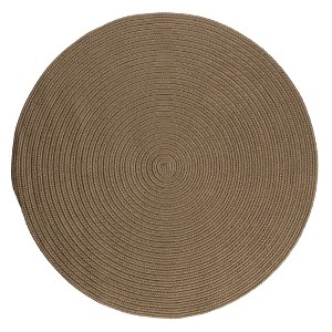 Colonial Mills Barataria Braided Rug, Cashew 7x7, Round Shape - 1 of 4