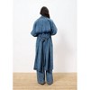 Women's Carmelina Blue Jean Trench Coat - FRNCH - 2 of 4
