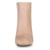 Allegra K Women's Round Toe Side Zip Chunky Heel Ankle Boots - 2 of 4