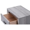 PAGED Modern Style Dresser for Bedroom White Frost Finish Chest of Drawers Storage Cabinet with Drawers for Living Room, Hallway, Office - 3 of 4