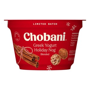 Chobani Spiced Eggnog Blended Greek Yogurt - 5.3oz - 1 of 4