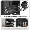 NicBex Set of 1/Set of 2 Shoe Cabinet with 2 Flip Drawers,Farmhouse Shoe Organizer with Drawer for Entryway,Hallway,Living Room - 4 of 4
