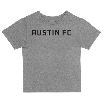 Mls Austin Fc Boys' Gray Poly T-shirt - Xl : Target