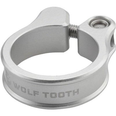 Wolf Tooth Seatpost Clamp- Silver Diameter: 34.9