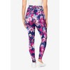 Woman Within Plus Size Tall Printed Pocket Legging - 3 of 4