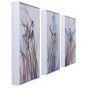 Set of 3 Feathered Canvas Wall Arts White - StyleCraft: Merle Trio, Nautical Decor, Animal Subject - image 2 of 4