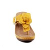 GC Shoes Flora Flower Comfort Slide Wedge Sandals - 4 of 4