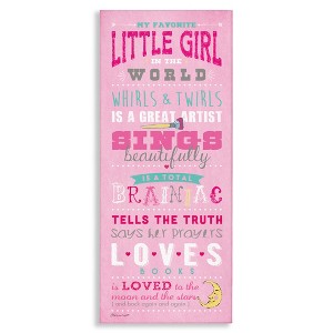 Stupell Industries Favorite Little Girl In The World, 13" x 30" - 1 of 4