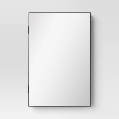 20"x30" Storage Wall Mirror Black - Threshold™