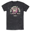 Men's A Minecraft Movie Pink Sheep We Seek Gold  T-Shirt - Black - Large - 2 of 4