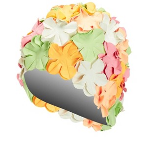 Sporti Flower Swim Cap - 1 of 4