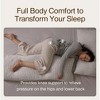 Coop Home Goods The Original Body Adjustable Pillow for Sleeping, Soft Zippered Washable Cover - Side Sleepers, Long Pillow for Pregnancy, 20x54 - 3 of 4