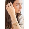 Alex and Ani Double Strand Crystal Tennis Chain Bracelet - Gold - 3 of 4