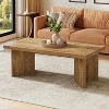 Tribesigns Farmhouse Coffee Tables for Living Room, 47-Inch Center Tea Table with Thicken Base, Easy to Assemble - 2 of 4