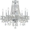 Crystorama Lighting Traditional Crystal 8 - Light Chandelier in  Polished Chrome - 3 of 4