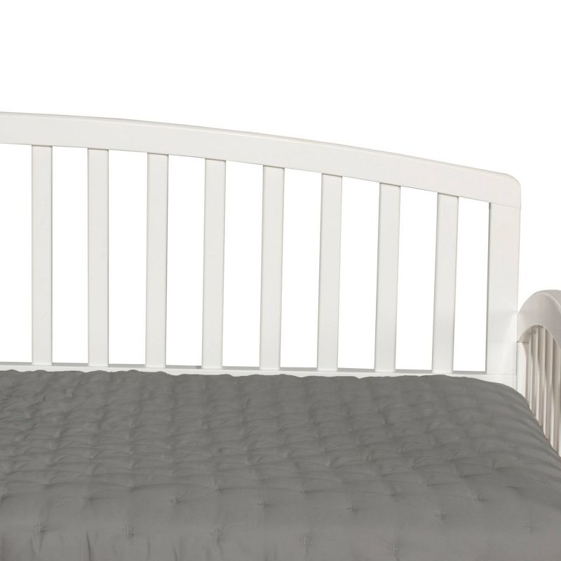 Twin Carolina Daybed with Suspension Deck and Rollout Trundle White - Hillsdale Furniture, 4 of 12
