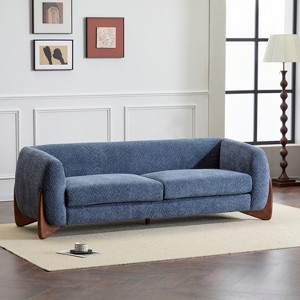 Christopher Knight Home Emma 82.75" Boucle Fabric 3 Seater Sofa - 1 of 4